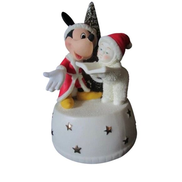 Department 56 Disney Snowbabies Mickey's Christmas Carol's Musical - Picture 1 of 7
